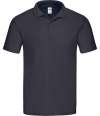 SS229 630500 Fruit of the Loom Original Piqué Polo Shirt Deep Navy colour image